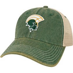 League-Legacy Adult Norfolk State Spartans Green Old Favorite Adjustable Trucker Hat
