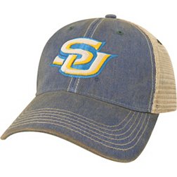 League-Legacy Adult Southern University Jaguars Columbia Blue Old Favorite Adjustable Trucker Hat