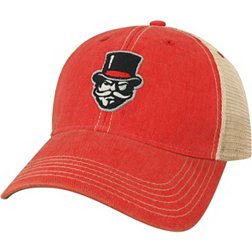 League-Legacy Adult Austin Peay Governors Scarlet Old Favorite Adjustable Trucker Hat