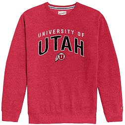League-Legacy Men's Utah Utes Crimson Heritage Crew Sweatshirt