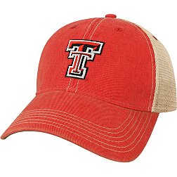 League-Legacy Men's Texas Tech Red Raiders Red Old Favorite Adjustable Trucker Hat