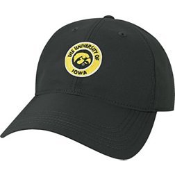 League-Legacy Adult Iowa Hawkeyes Black Cool Fit Adjustable Hat