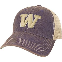 League-Legacy Men's Washington Huskies Purple Old Favorite Adjustable Trucker Hat