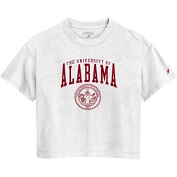 League-Legacy Women's Alabama Crimson Tide White Intramural Midi T-Shirt