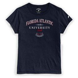 League-Legacy Women's Florida Atlantic Owls Blue ReSpin T-Shirt