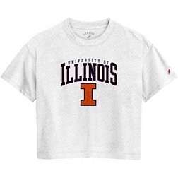 League-Legacy Women's Illinois Fighting Illini White Intramural Midi T-Shirt