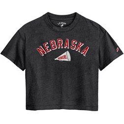 League-Legacy Women's Nebraska Cornhuskers Black Intramural Midi T-Shirt