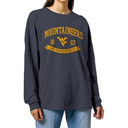League-Legacy Women's West Virginia Mountaineers Blue Throwback Long Sleeve Shirt