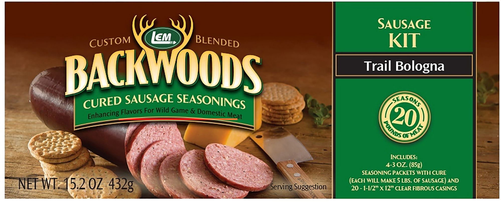 LEM Trail 20 Lb. Bologna Kit