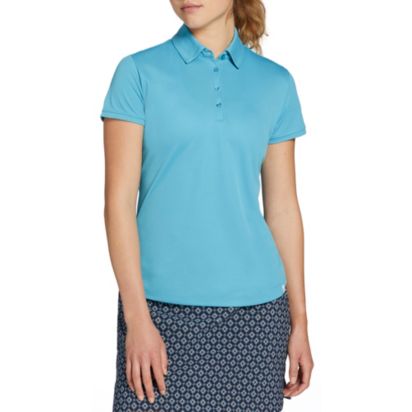 Walter Hagen Women's Clubhouse Pique Short Sleeve Golf Polo