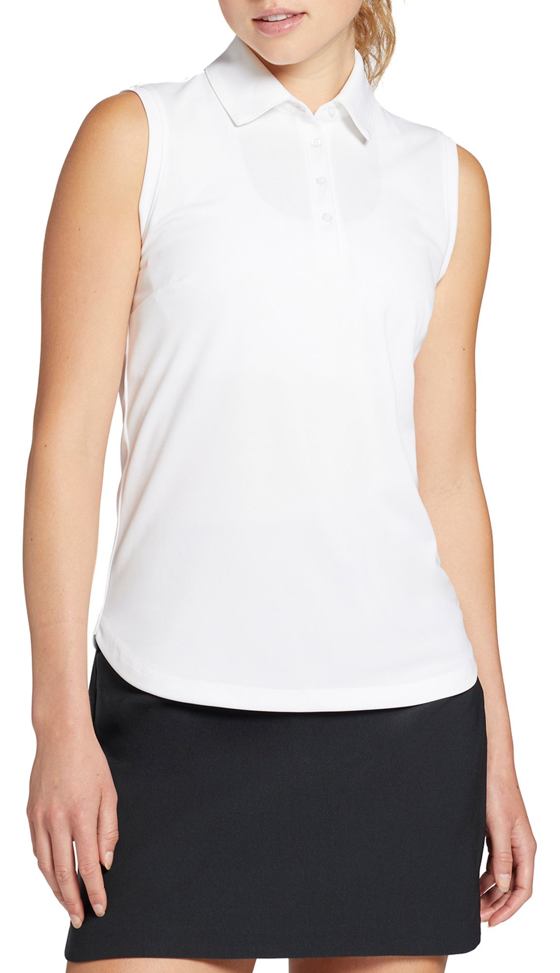 Walter Hagen Women's Clubhouse Pique Sleeveless Golf Polo