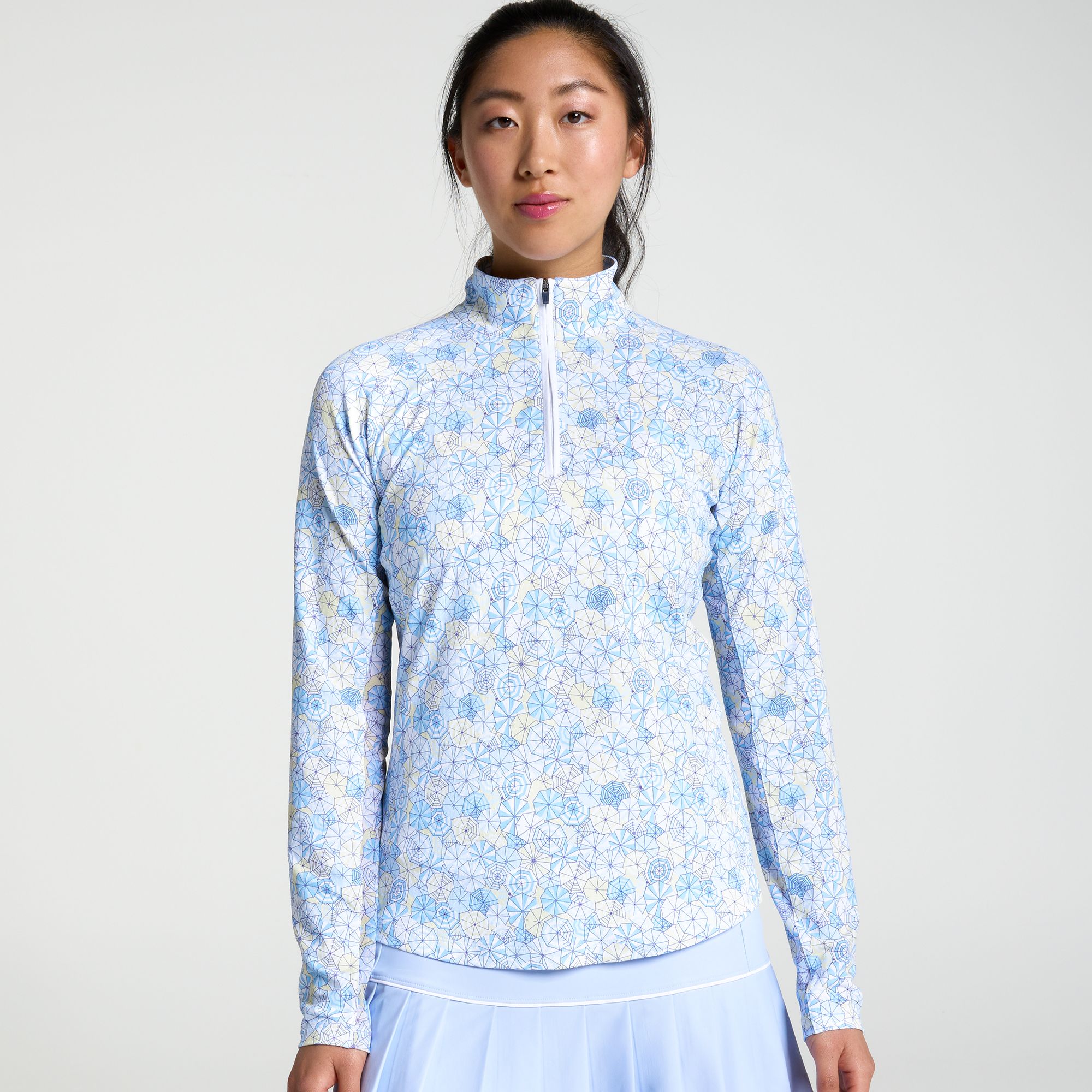 Walter Hagen Women's Performance 11 UV Suncover 1/4 Zip