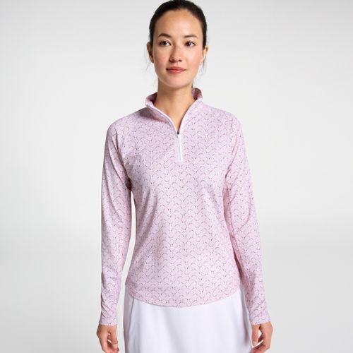 TravisMathew Women's Long Sleeve Cloud 1/2 Zip Golf Pullover