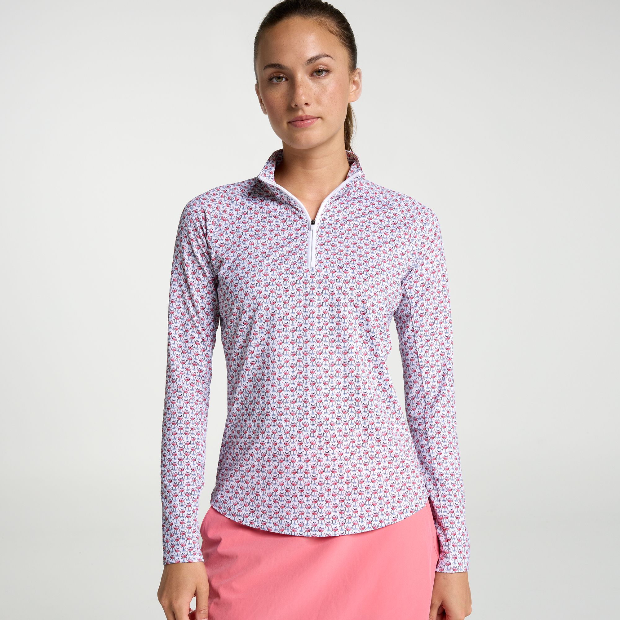 Walter Hagen Women's Performance 11 UV Suncover 1/4 Zip