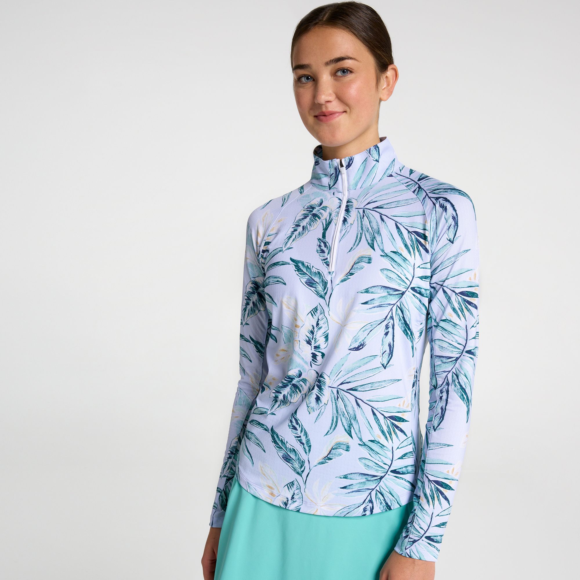 Walter Hagen Women's Performance 11 UV Suncover 1/4 Zip