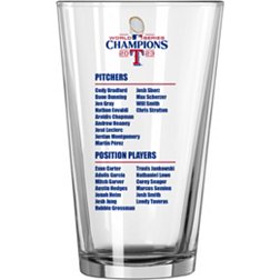 Logo Brands 2023 World Series Champions Texas Rangers 16oz. Roster Pint Glass