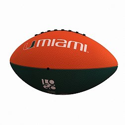Logo Brands Miami Hurricanes Junior Rubber Football