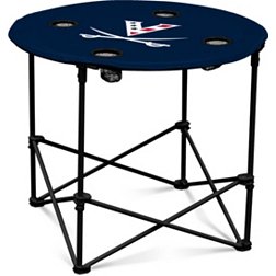 Logo Brands Virginia Cavaliers Red, White and HOO Round Table