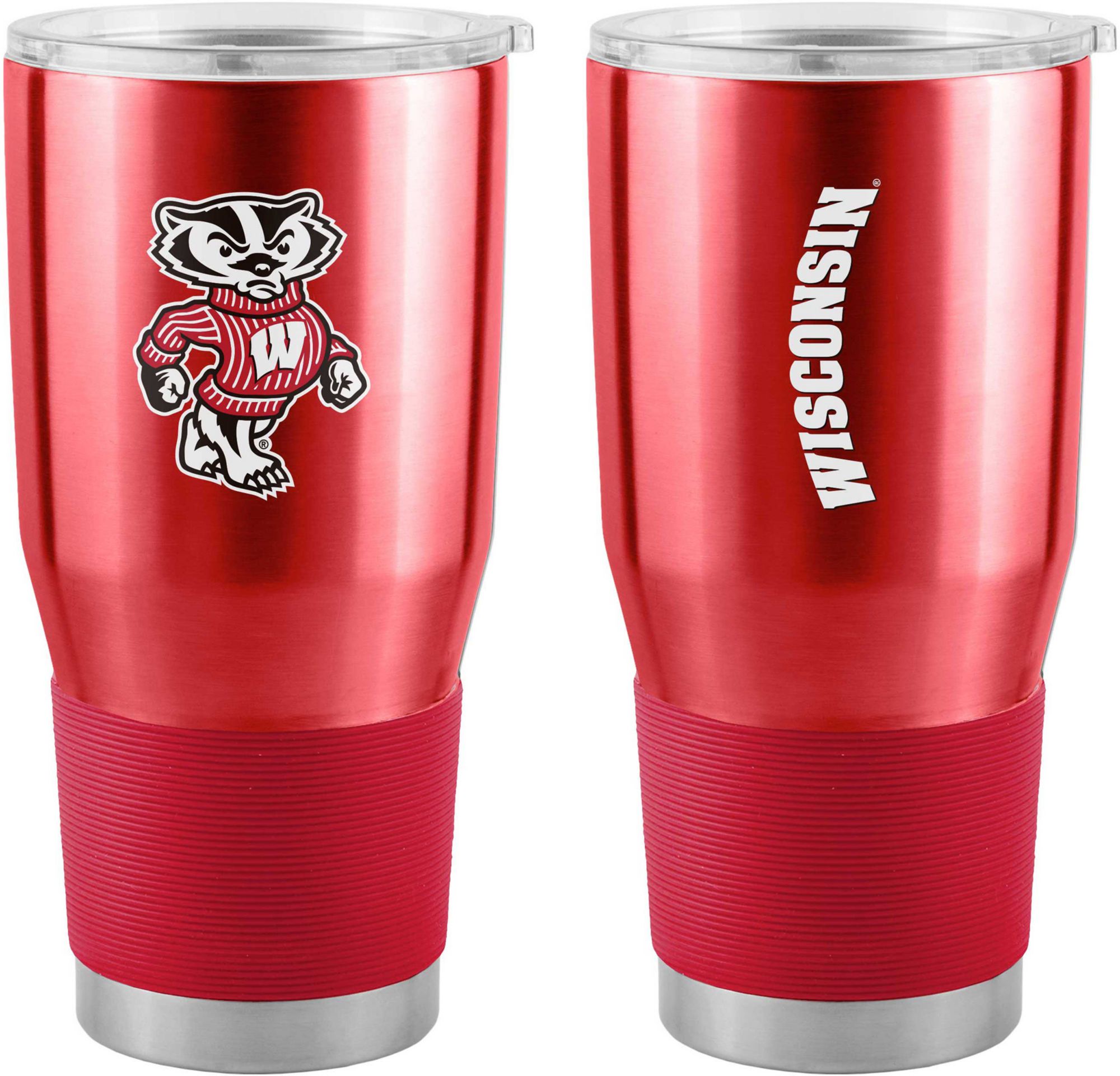 Logo Brands Wisconsin Badgers 30 oz. Stainless Steel Gameday Tumbler