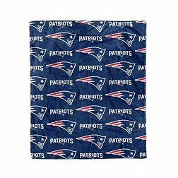Logo New England Patriots Plush Blanket