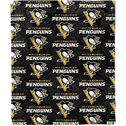 Logo Brands Pittsburgh Penguins Logo Plush Blanket
