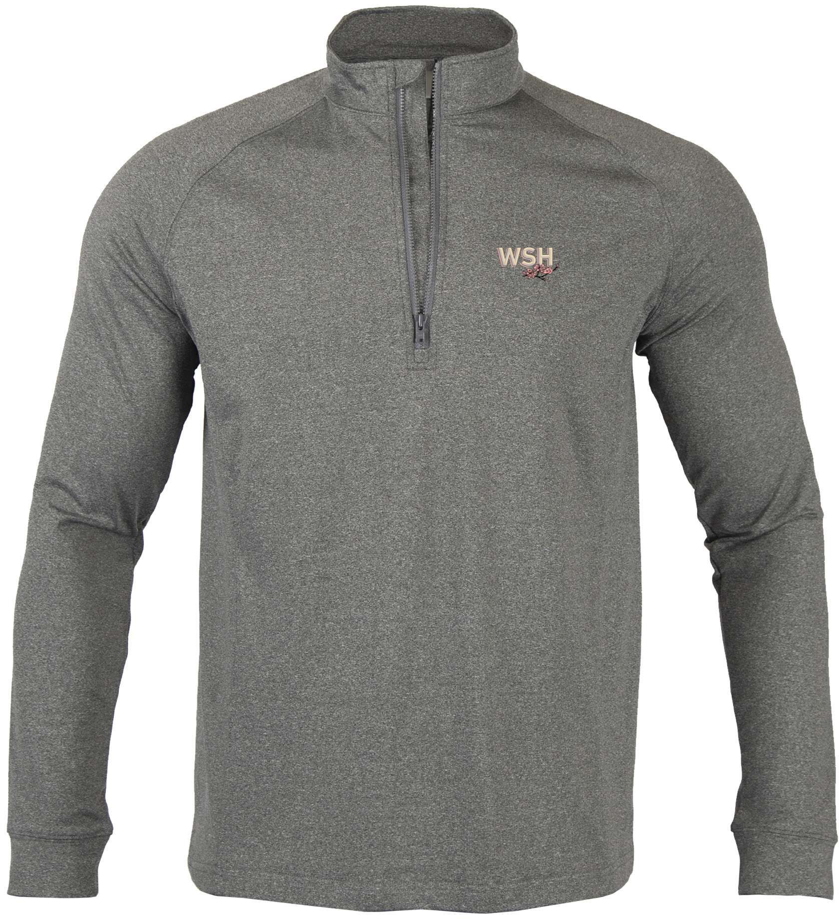 Levelwear Men's Washington Nationals City Connect Gray Calibrate Quarter-Zip Shirt