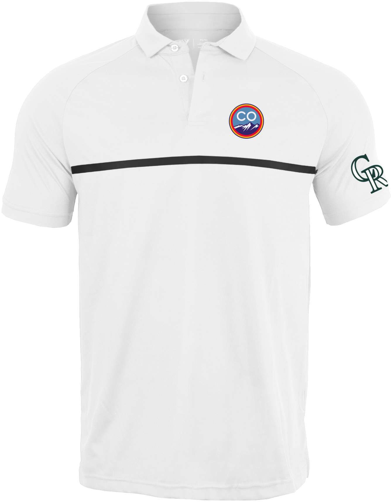Levelwear Men's Colorado Rockies 2023 City Connect White Insignia Polo
