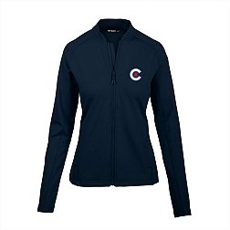 Levelwear Women's Chicago Cubs 2023 City Connect Navy Quarter-Zip Shirt