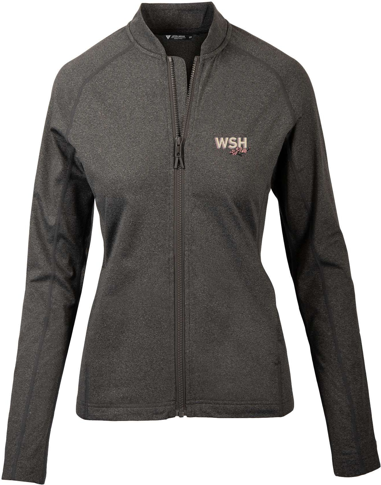 Levelwear Women's Washington Nationals City Connect Gray Ezra Full Zip Jacket