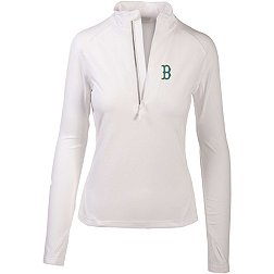 Levelwear Women's Boston Red Sox 2023 City Connect White Quarter-Zip Shirt
