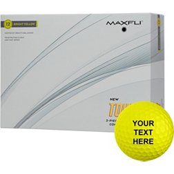 Maxfli 2023 Tour Gloss Yellow Personalized Golf Balls