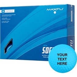 Maxfli 2023 Softfli Matte Blue Personalized Golf Balls