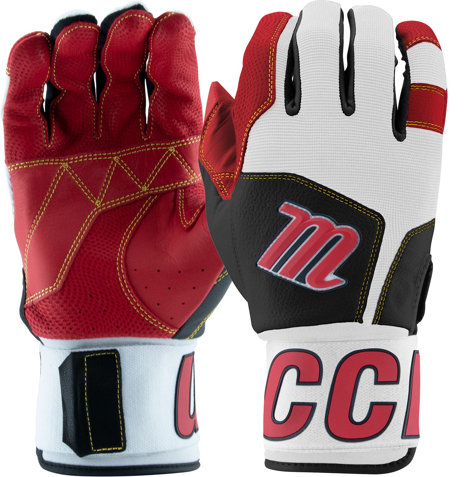 Marucci Adult Blacksmith II Full Wrap Batting Gloves