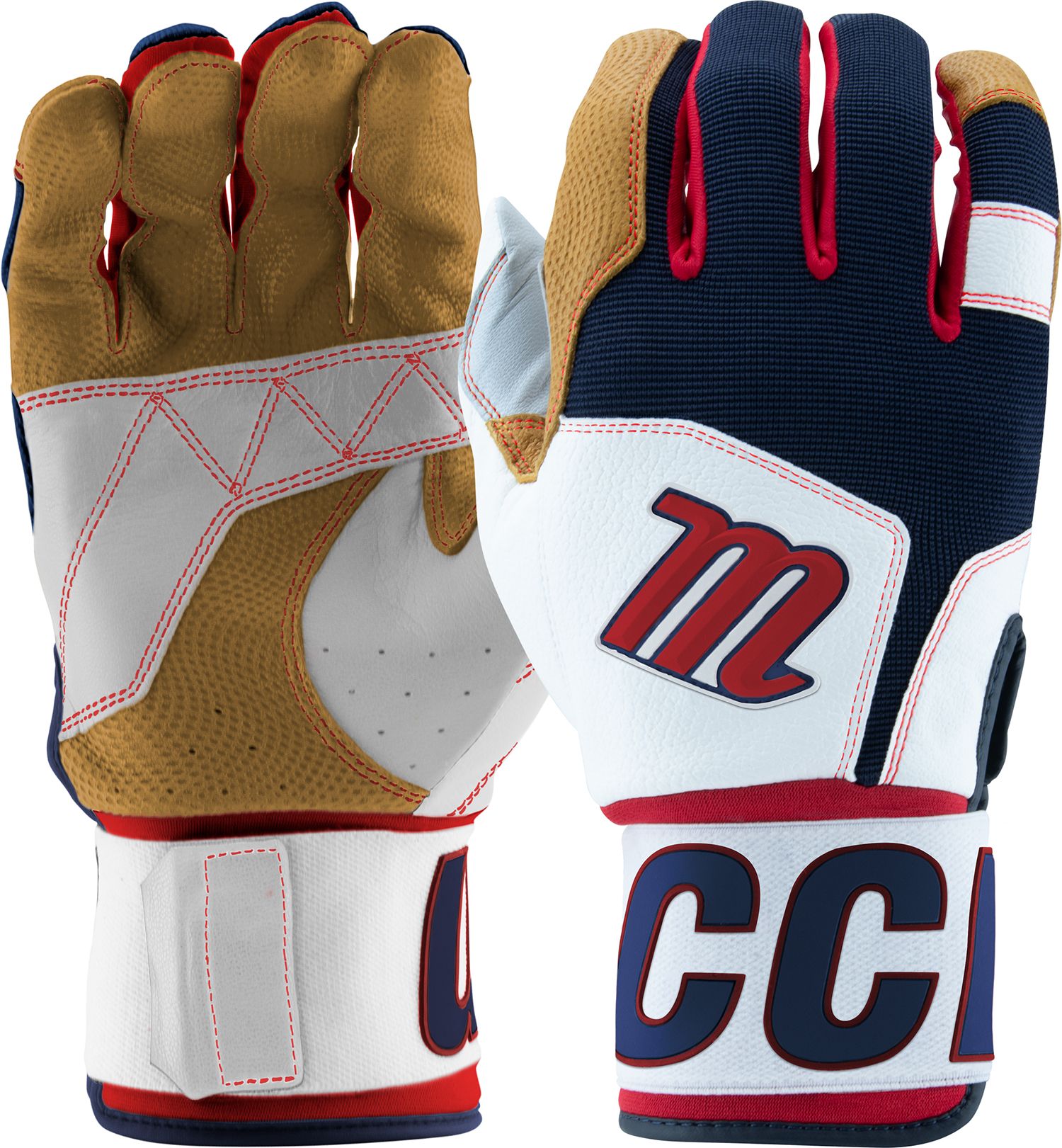Marucci Adult Blacksmith II Full Wrap Batting Gloves