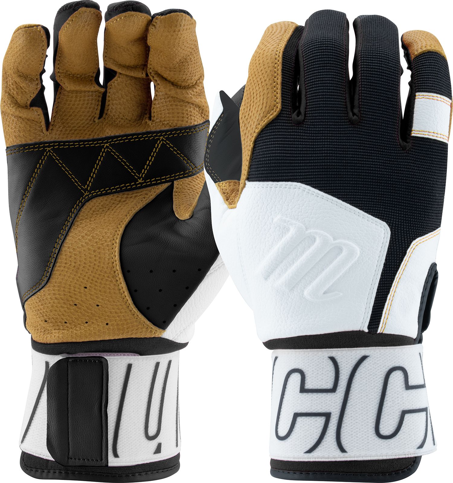 Marucci Adult Blacksmith II Full Wrap Batting Gloves