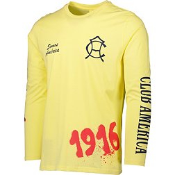 Sport Design Sweden Club America Multi-Hit Yellow Long Sleeve Shirt