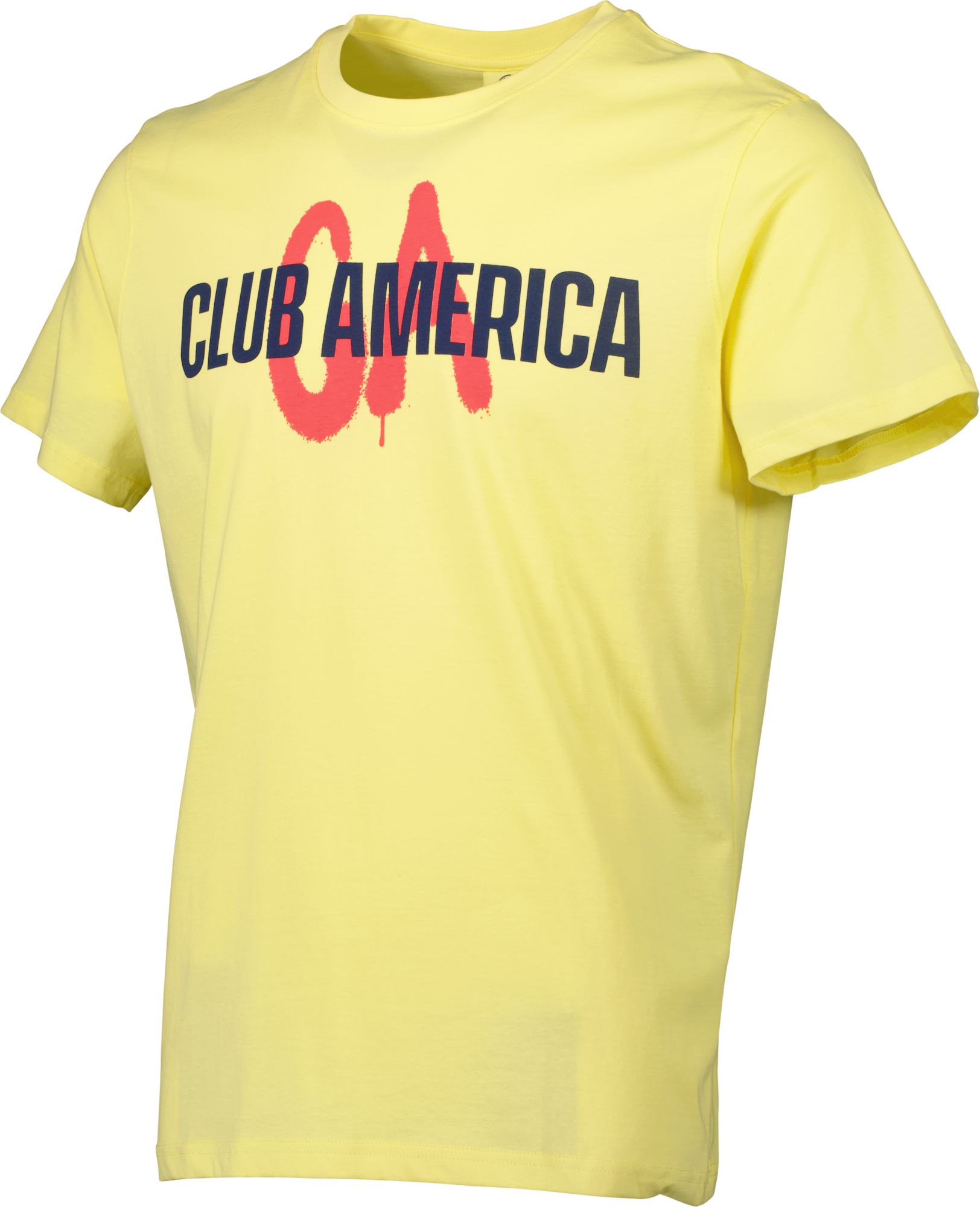 Sport Design Sweden Club America Two-Hit Wordmark Yellow T-Shirt