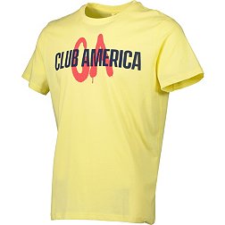 Sport Design Sweden Club America Two-Hit Wordmark Yellow T-Shirt