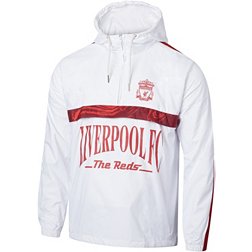 Sport Design Sweden Liverpool FC Graphic White Anorak Quarter-Zip Pullover Jacket