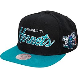 Men's Mitchell & Ness Teal/Purple Charlotte Hornets MVP Team Two-Tone 2.0  Stretch-Snapback Hat