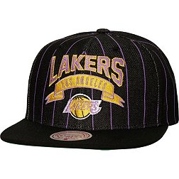 Mitchell and Ness Adult Los Angeles Lakers Strap Adjustable Snapback Hat