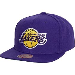 Mitchell and Ness Adult Los Angeles Lakers Conference Patch Adjustable Snapback Hat