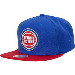 Mitchell and Ness Adult Detroit Pistons 2.0 2Tone Adjustable Snapback Hat