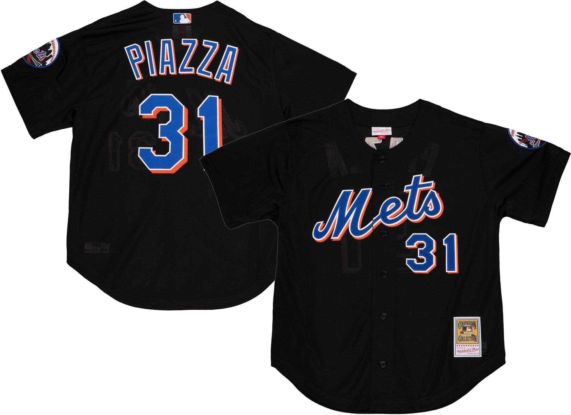 Mitchell & Ness Men's New York Mets Mike Piazza # 31 Baseball Jersey