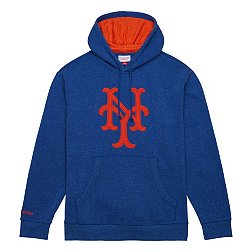 Mitchell & Ness Men's New York Mets Royal Snow Washed Fleece Pullover Hoodie