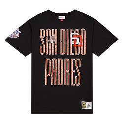 Mitchell & Ness Men's San Diego Padres Black OG 2.0 T-Shirt