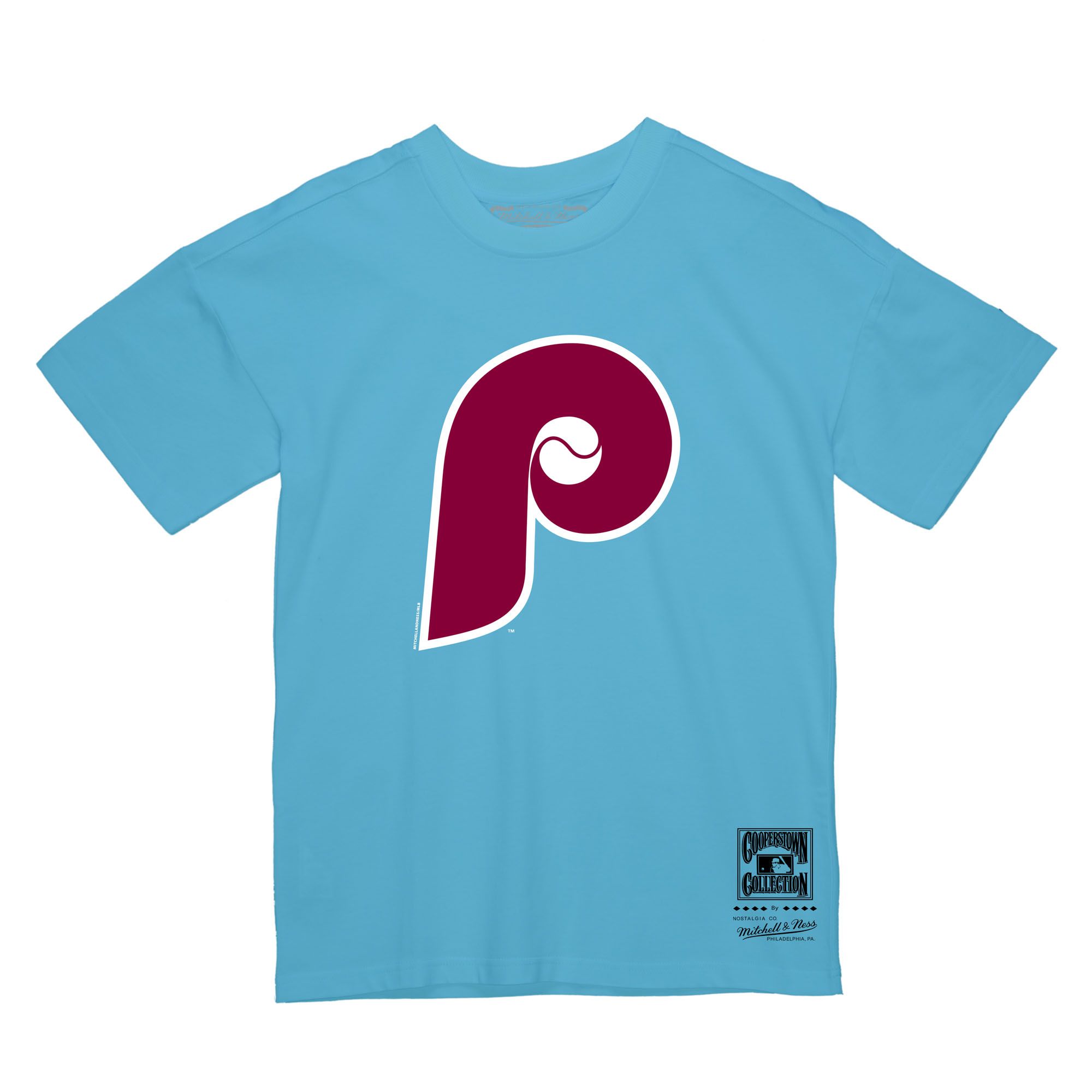 Mitchell &amp; Ness Men's Philadelphia Phillies Blue Traditional T-Shirt