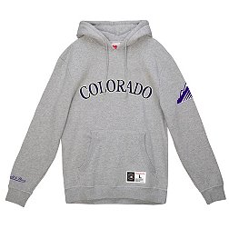 Mitchell & Ness Men's Colorado Rockies Gray Current Logo Pullover Hoodie