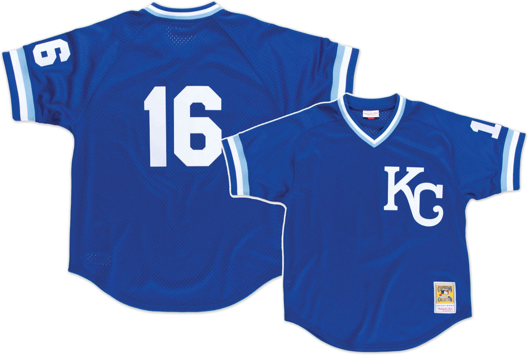 Mitchell & Ness Kansas City Royals Jackson Kowar #34 Royal Jersey