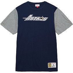 Mitchell & Ness Houston Astros Navy Colorblock T-Shirt